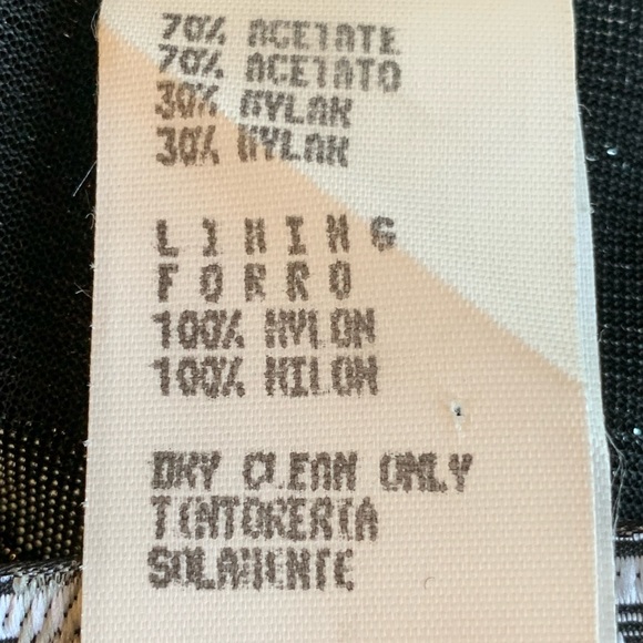 MOLLY MALLOY BLACK WITH SILVER SHIMMER COCKTAIL PARTY DRESS. WOMEN’S SIZE 12. - Picture 10 of 10